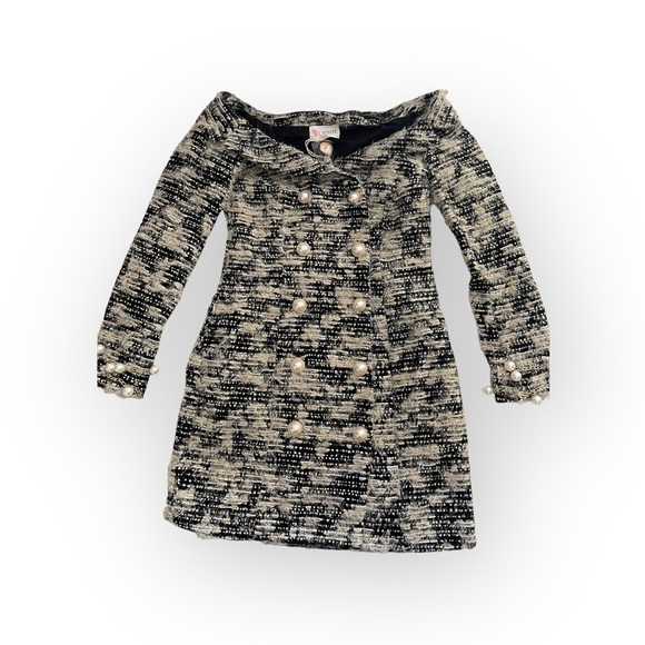 L’Atiste Knit Blazer Dress with Faux Pearls - Picture 10 of 16